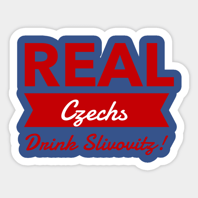 Real Czechs Sticker by MessageOnApparel